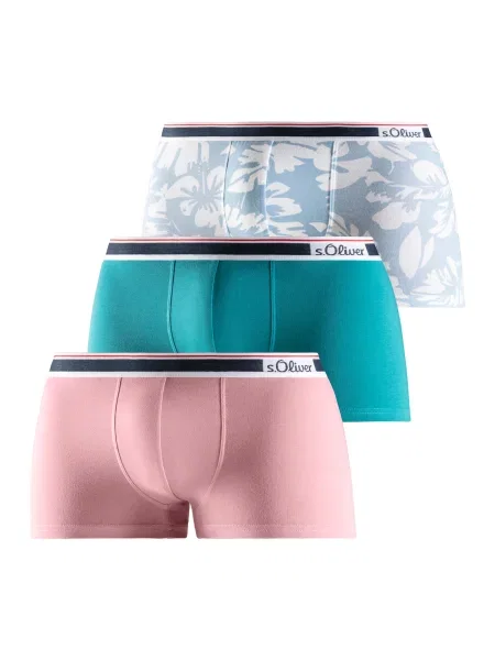 S.Oliver Boksarice cijansko modra / svetlo modra / staro roza črna