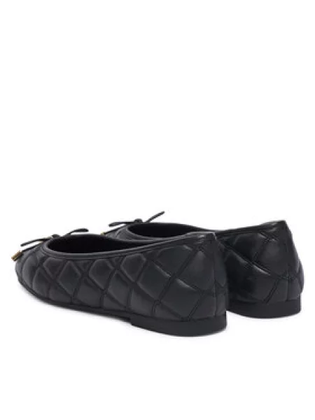 Tommy Hilfiger Balerinke Charm Quilted Ballerina črna