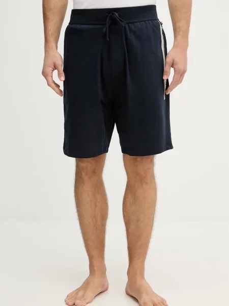 BOSS sportske kratke hlače za muškarce od pamuka Authentic Shorts plava