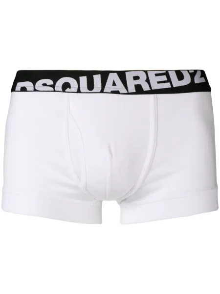 Boxeri Dsquared2 cu autograf alb