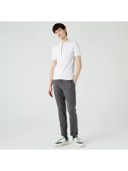Поло Lacoste белое