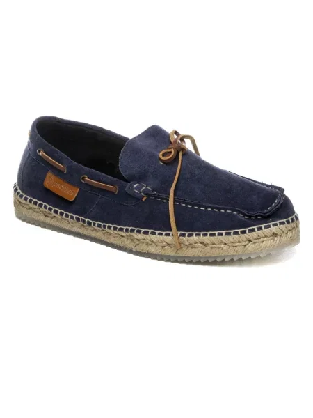 Espadryle Espadrilles zamszowe niebieskie
