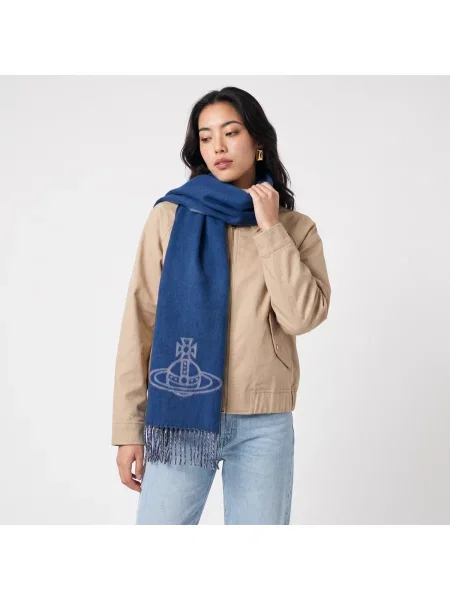 Fular Vivienne Westwood albastru