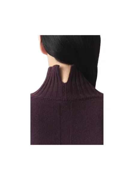 Sweter Marella wełniany fioletowy
