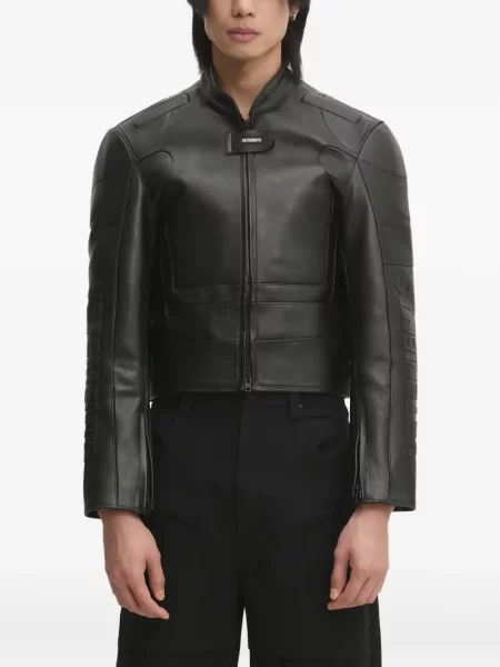 Geanta de piele Vetements negru