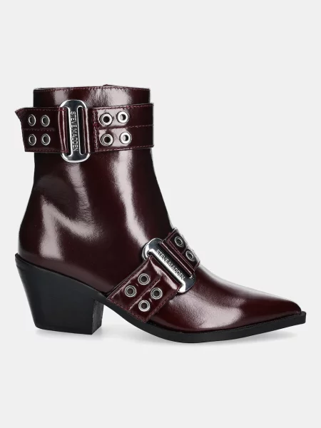 Steve Madden botki Splurge na słupku bordowy