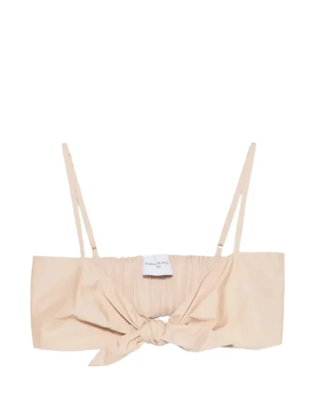 Top Isabelle Blanche cu bretele