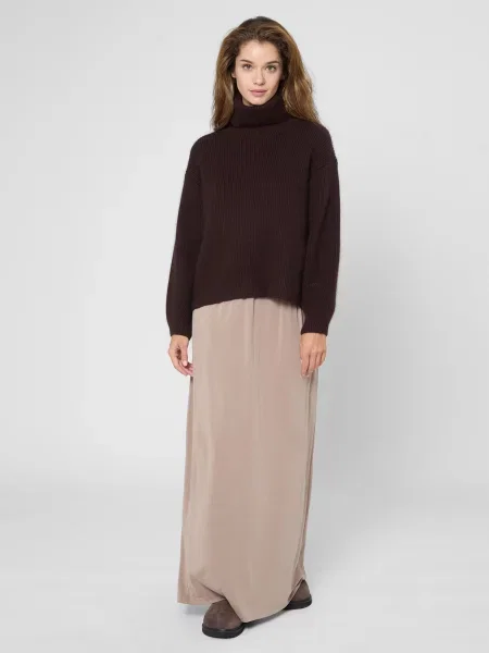 Светр PRPY віскоза/нейлон коричневий