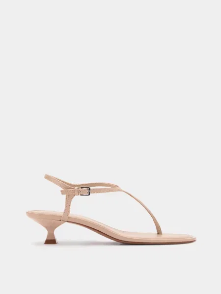 Босоніжки MANGO поліуретан коричневий