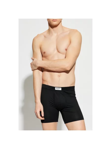 Bokserki Dsquared2 z logo czarne