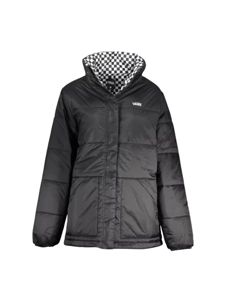Wodoodporna kurtka puchowa Vans w kratkę czarna
