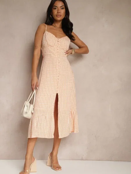 Rochie Efrisela portocalie