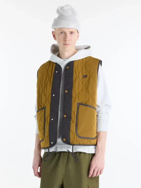 Утеплений жилет New Balance Quilted Vest жовтий