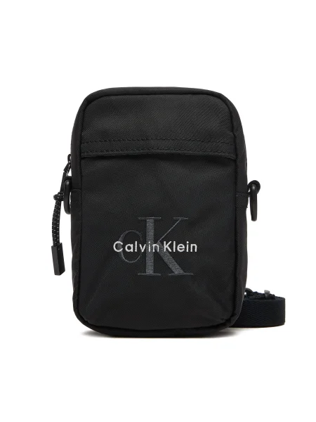 Calvin Klein Geantă de umăr / alb negru