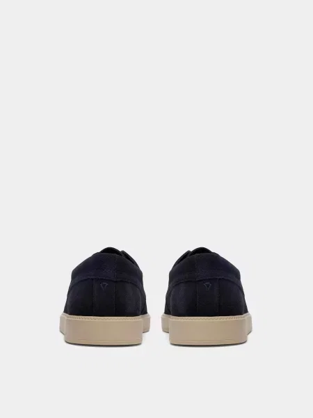 Замшевые мокасины Clarks синие