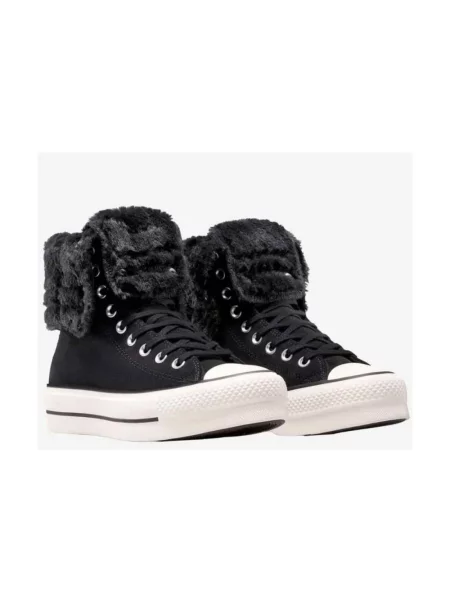 Botki Converse skórzane czarne