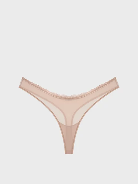 Стрінги Calvin Klein бежеві