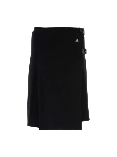 Spódnica midi Vivienne Westwood wełniana czarna