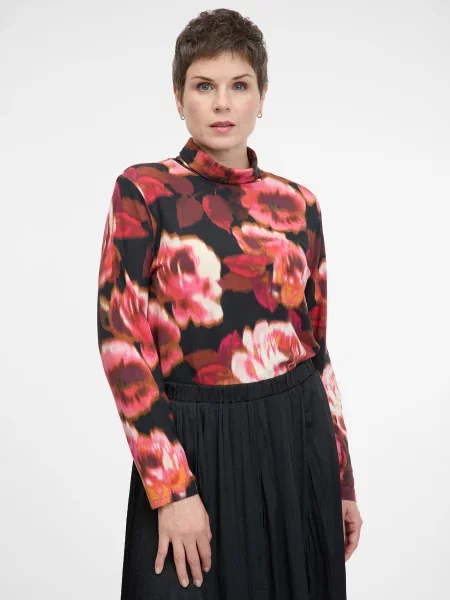 Tricou Orsay cu mâneci lungi roșu