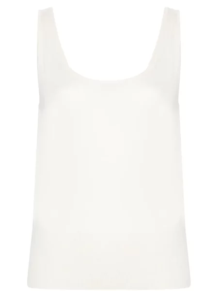 Top Eleventy prążkowany biały