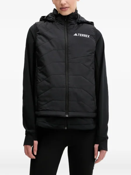 Tenisky Adidas Terrex se síťovinou s potiskem s tropickým vzorem černé