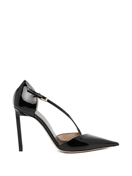 Pantofi cu toc Tom Ford cu cataramă negru