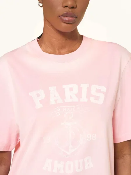 Maje Koszulka pink różowa