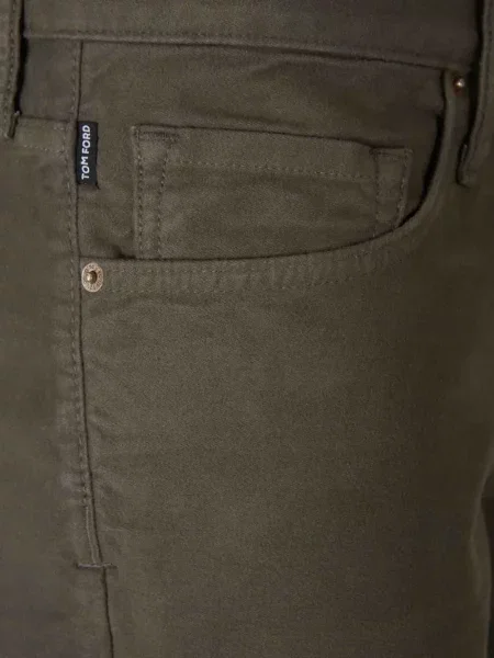 Blugi Tom Ford cu autograf verde