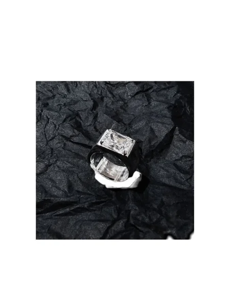 Пръстен Hatton Labs с кристали сребристо