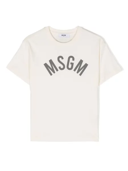 Koszulka dziecięca Msgm biała
