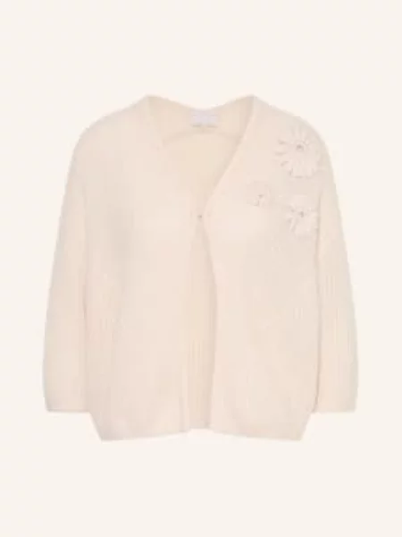 Hemisphere Sweter Z Kaszmiru Z Rękawami beige beżowy