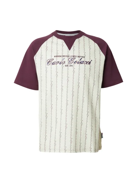 Carlo Colucci Majica Fara / burgund bež