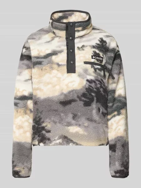 Sweter Columbia z logo ze stójką czarny