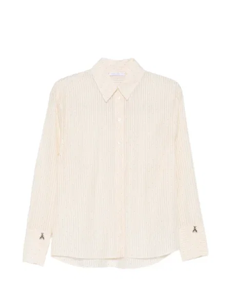 Koszula Patrizia Pepe w paski z ćwiekami