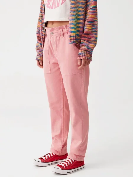 OVS Прямі джинси рожевий