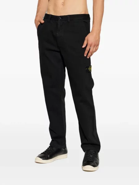 Blugi Stone Island cu strasuri negru
