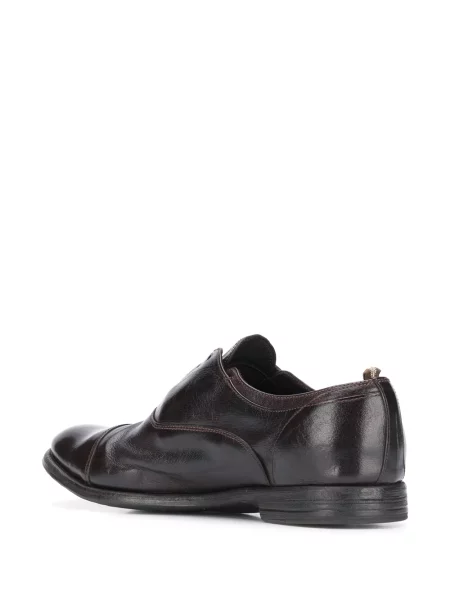 Pantofi derby Officine Creative zdrențuiți maro
