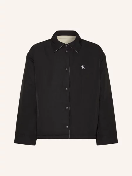 Calvin Klein Jeans Bunda pro přechodné období Skater černá