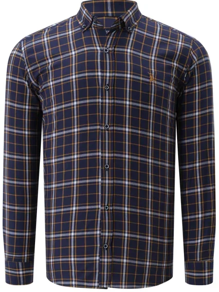 Karirasta srajca Dewberry črna