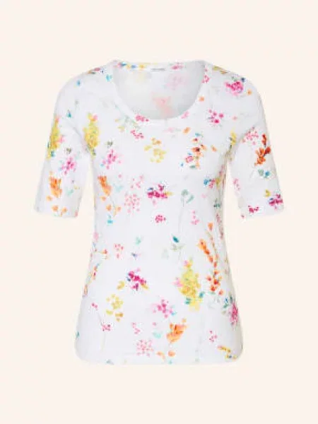 Efixelle Koszulka weiss pomarańczowa