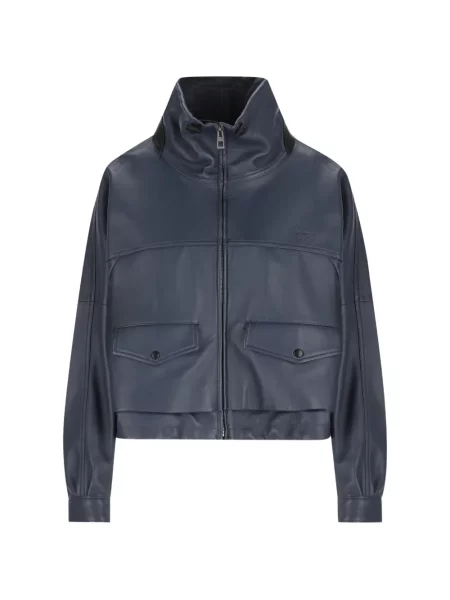 Gulerat geanta de piele Loewe albastru
