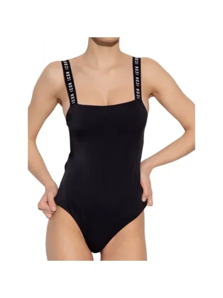 Stroj jednoczęściowy Dsquared2 czarny