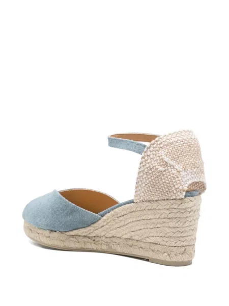 Espadrile Castaner cu pană albastru