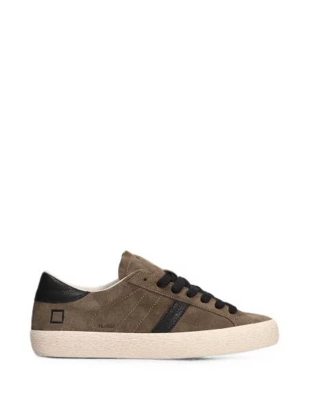 Sneakerși D.a.t.e. din piele de căprioară maro