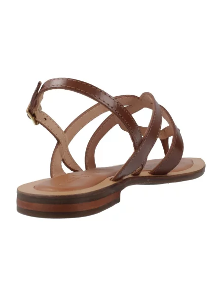 Geox sandale de piele D SOZY QC C maro