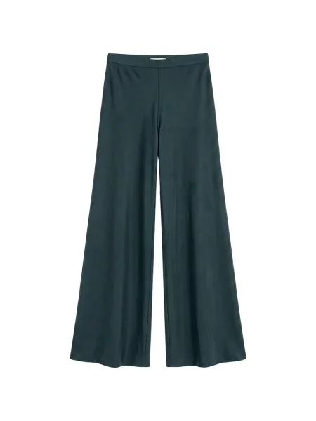 Pantaloni Peter Cohen de mătase verde
