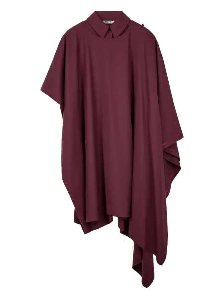 Mały sukienka koszulowa Ports 1961 drapowana garniturowa czerwona