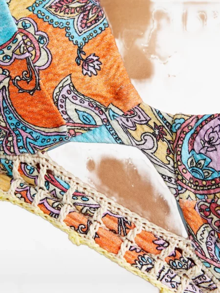 Τοπ Del Maar με σχέδιο paisley μπλε