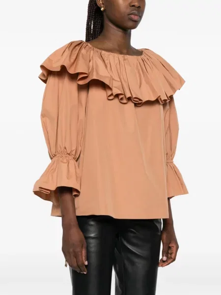 Bluză cu volane Chloé cu volane