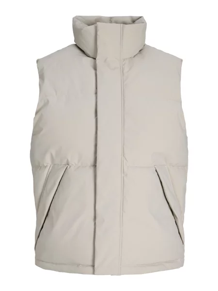 JACK & JONES Vestă JJESoho deschis gri